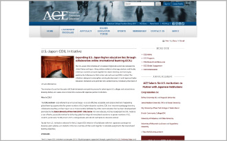 American Council on Education（U.S.-Japan COIL Initiative）
